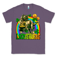 Lavender luckysaurus St. Patricks Day Classic Tee - FaDigitalArtStudio