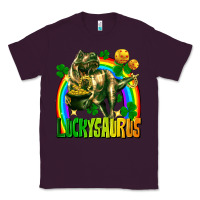 Plum luckysaurus St. Patricks Day Classic Tee - FaDigitalArtStudio