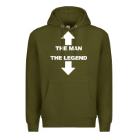 Army Green the man the legend funny adult humor Premium Hoodie - artisFamous