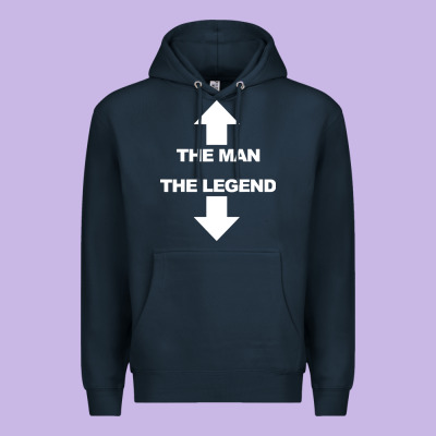 The Man The Legend Funny Adult Humor Premium Hoodie Designed By Artisfamous