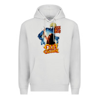 Dove Grey bark at the moon Premium Hoodie - artisFamous