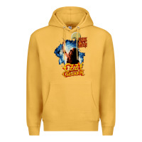 Mustard bark at the moon Premium Hoodie - artisFamous