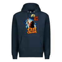 Navy bark at the moon Premium Hoodie - artisFamous