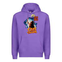 Purple bark at the moon Premium Hoodie - artisFamous