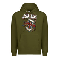 Army Green asking alexandria flag Premium Hoodie - artisFamous