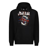 Black asking alexandria flag Premium Hoodie - artisFamous
