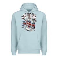 Blue Mist asking alexandria flag Premium Hoodie - artisFamous