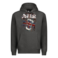 Charcoal Heather asking alexandria flag Premium Hoodie - artisFamous
