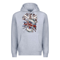 Heather Grey asking alexandria flag Premium Hoodie - artisFamous