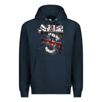 Navy asking alexandria flag Premium Hoodie - artisFamous