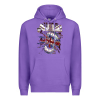 Purple asking alexandria flag Premium Hoodie - artisFamous