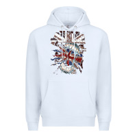 White asking alexandria flag Premium Hoodie - artisFamous