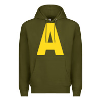 Army Green letter a chipmunk christmas Premium Hoodie - artisFamous