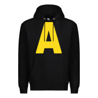 Black letter a chipmunk christmas Premium Hoodie - artisFamous