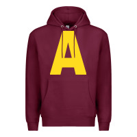 Burgundy letter a chipmunk christmas Premium Hoodie - artisFamous