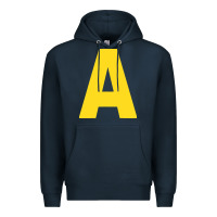 Navy letter a chipmunk christmas Premium Hoodie - artisFamous