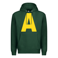 Sports Green letter a chipmunk christmas Premium Hoodie - artisFamous
