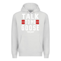 Dove Grey top gun talk to me goose distressed Premium Hoodie - artisFamous