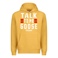 Mustard top gun talk to me goose distressed Premium Hoodie - artisFamous