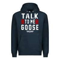Navy top gun talk to me goose distressed Premium Hoodie - artisFamous