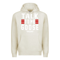 Oatmeal Heather top gun talk to me goose distressed Premium Hoodie - artisFamous