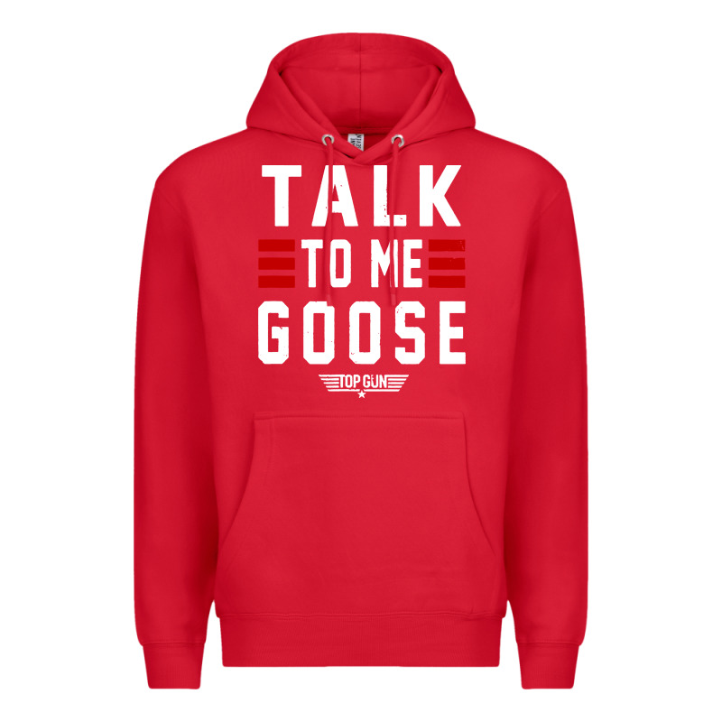 Top Gun Talk To Me Goose Distressed Premium Hoodie by artisFamous | Teevron