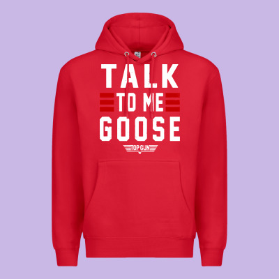 Top Gun Talk To Me Goose Distressed Premium Hoodie Designed By Artisfamous