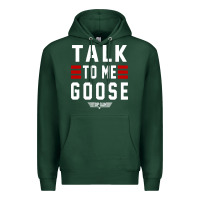 Sports Green top gun talk to me goose distressed Premium Hoodie - artisFamous