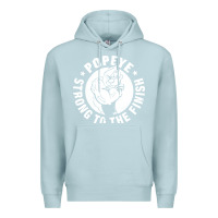 Blue Mist strong to the finish Premium Hoodie - artisFamous