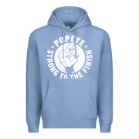 Colony Blue strong to the finish Premium Hoodie - artisFamous