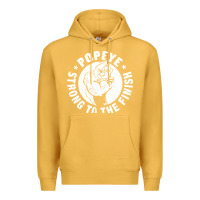 Mustard strong to the finish Premium Hoodie - artisFamous