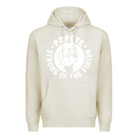 Oatmeal Heather strong to the finish Premium Hoodie - artisFamous
