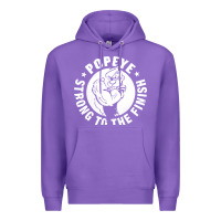 Purple strong to the finish Premium Hoodie - artisFamous