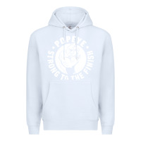 White strong to the finish Premium Hoodie - artisFamous