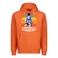 Carrot tom daley knitting is my favourite sport  3 Premium Hoodie - artisFamous