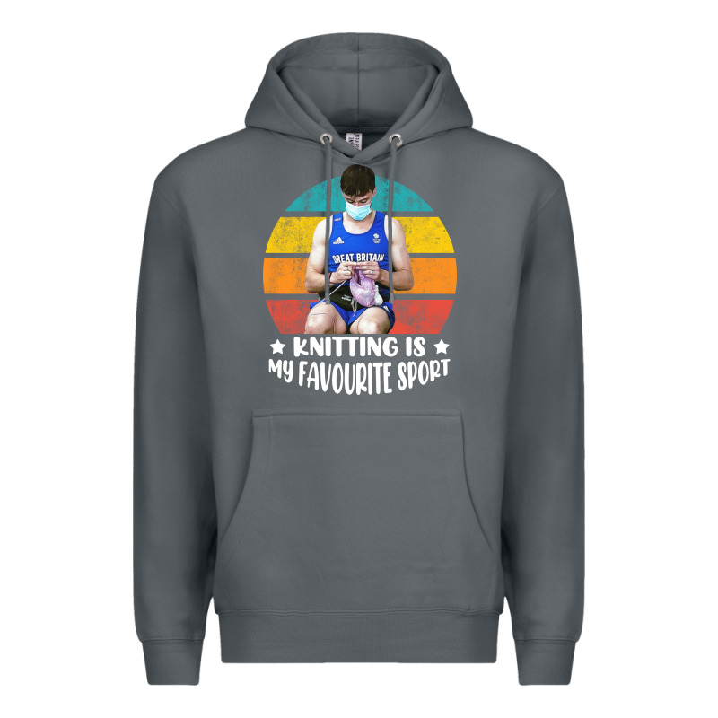 Tom Daley Knitting Is My Favourite Sport  3 Premium Hoodie by artisFamous | Teevron