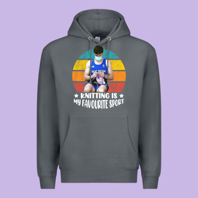 Tom Daley Knitting Is My Favourite Sport  3 Premium Hoodie Designed By Artisfamous