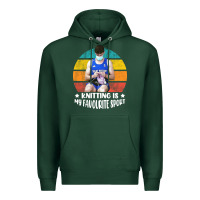 Sports Green tom daley knitting is my favourite sport  3 Premium Hoodie - artisFamous