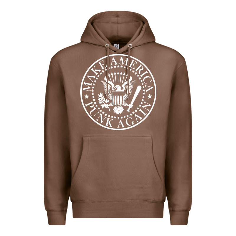 Funny Make America Punk Again Vintage Rock Seal Premium Hoodie by artisFamous | Teevron