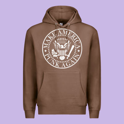 Funny Make America Punk Again Vintage Rock Seal Premium Hoodie Designed By Artisfamous