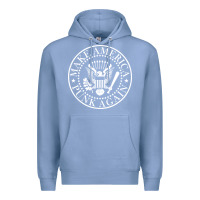Colony Blue funny make america punk again vintage rock seal Premium Hoodie - artisFamous