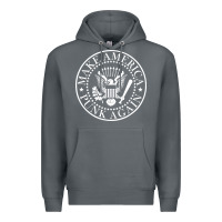 Rock funny make america punk again vintage rock seal Premium Hoodie - artisFamous