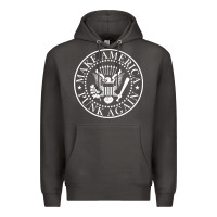 Smoke funny make america punk again vintage rock seal Premium Hoodie - artisFamous