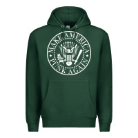 Sports Green funny make america punk again vintage rock seal Premium Hoodie - artisFamous