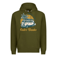 Army Green outer banks pogue life. Premium Hoodie - artisFamous