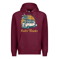 Burgundy outer banks pogue life. Premium Hoodie - artisFamous