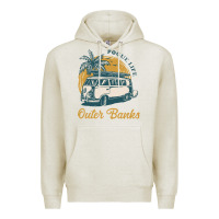 Oatmeal Heather outer banks pogue life. Premium Hoodie - artisFamous