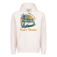 Pale Pink outer banks pogue life. Premium Hoodie - artisFamous