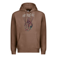 Chestnut arcade fire hand Premium Hoodie - artisFamous