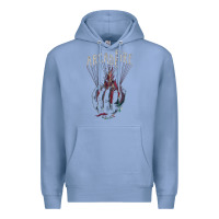 Colony Blue arcade fire hand Premium Hoodie - artisFamous